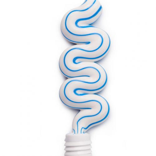 Tube de dentifrice fluoré